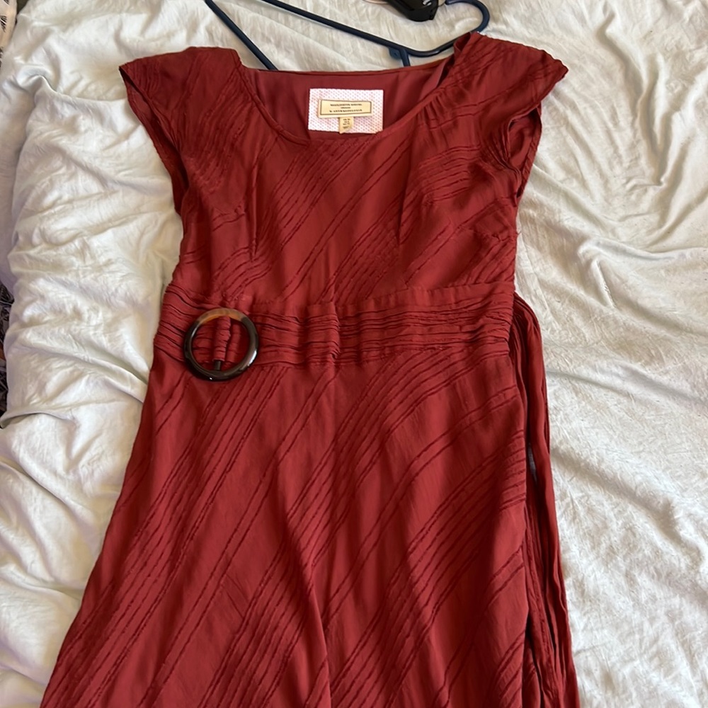 brown maxi dress